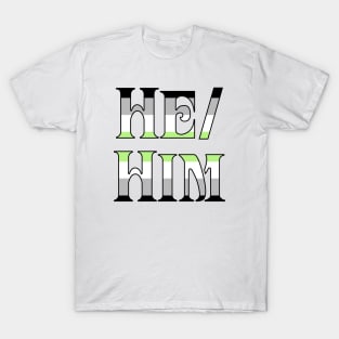 Agender He/Him T-Shirt